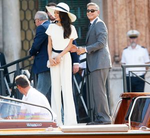 George Clooney and Amal Alamuddin arrive at Cavalli Palace for their civil marriage ceremony.jpg